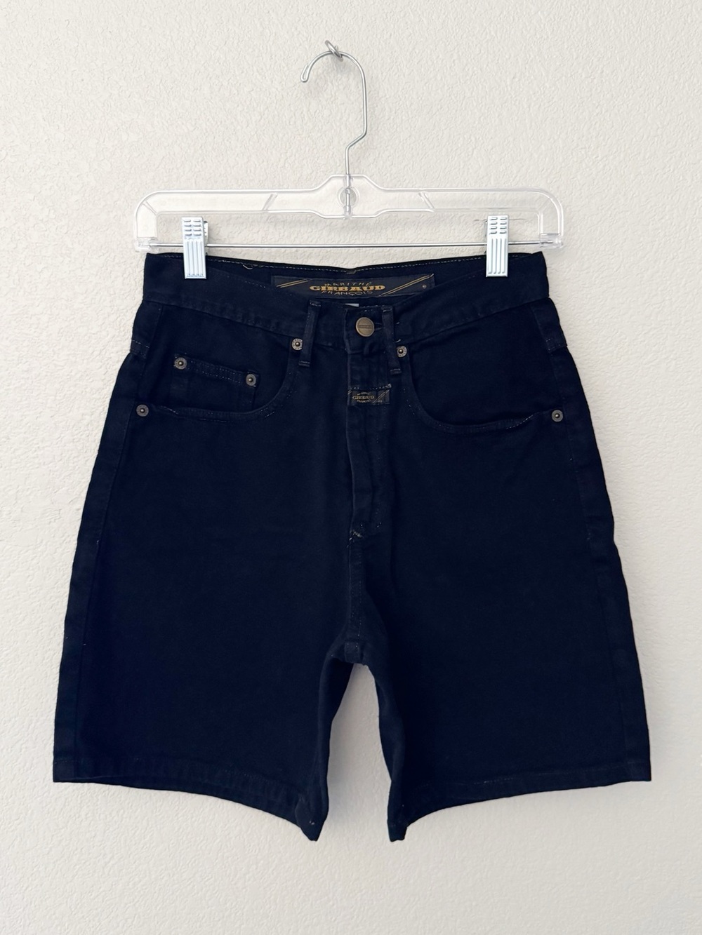 Vintage Marithe Francois Girbaud Jorts Jean Denim Black 25 90s Y2K Grunge Skater